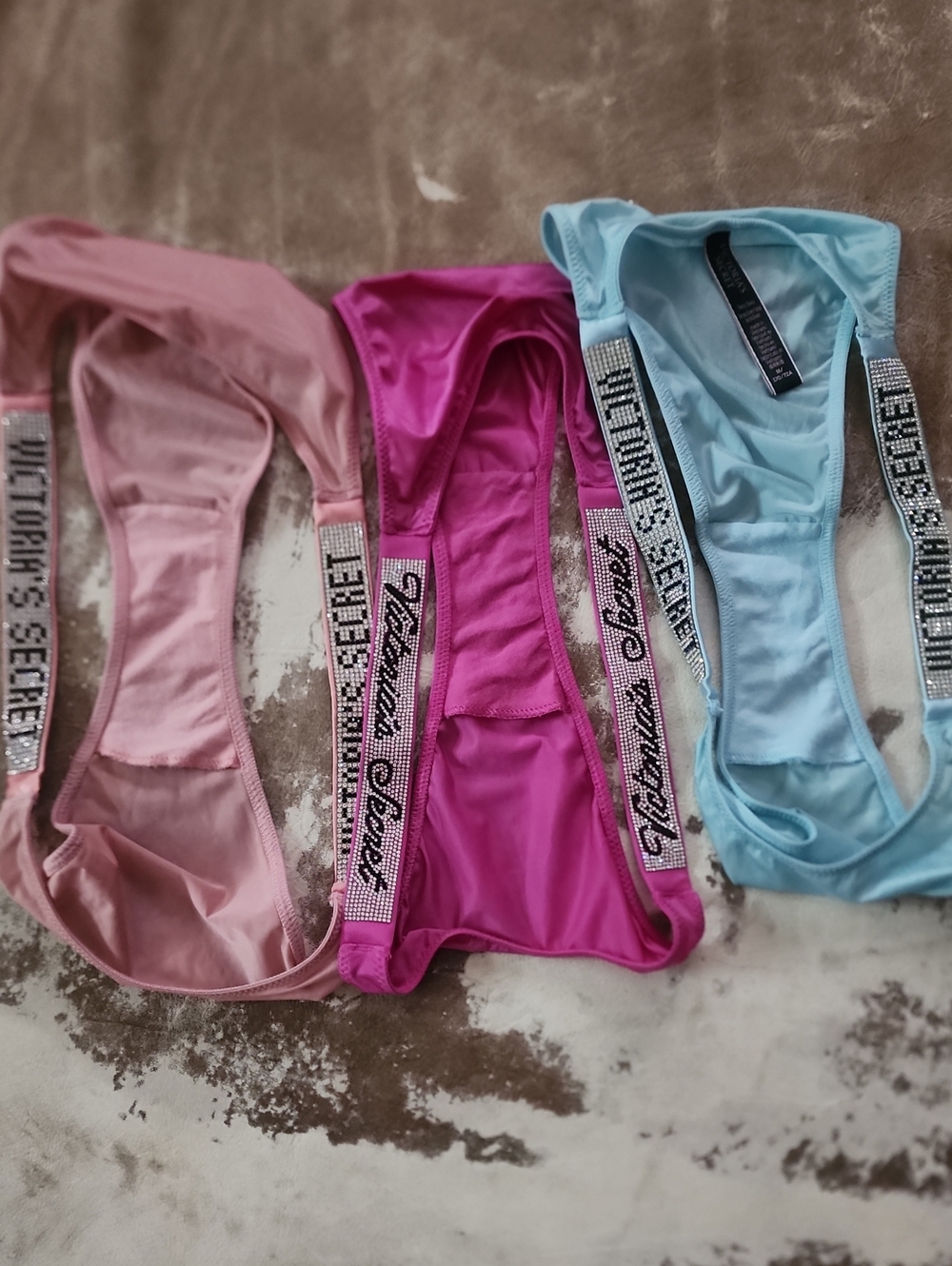 VS 3 Pair Bling Brazilian Very Sexy Panties. Size: M - Picture 7 of 7